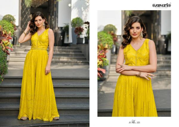 Zaveri Jumpsuit 1 Beautiful Women Wear Readymade Collection